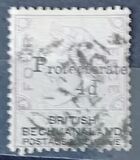 [British Bechuanaland Stamps Overprinted "PROTECTORATE" & Surcharged - No Dot after "d", type H3]
