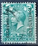 [Great Britain Postage Stamps Overprinted, type AK4]