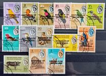 [Betschuanaland Postage Stamps Overprinted "REPUBLIC OF BOTSWANA", type E]