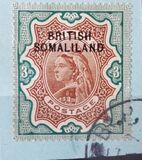 [Indian Postage Stamps Overprinted "BRITISH SOMALILAND", type A11]