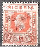 [King George V - Ordinary Paper, New Watermark, Scrivi A14]