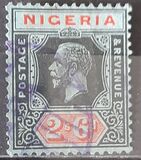 [King George V - As Previous. Die II, "POSTAGE" and "& REVENUE" Labels Curve Inwards at Top, tyyppi A37]