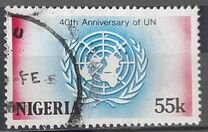 [The 40th Anniversary of United Nations Organization and the 25th Anniversary of Nigerian Membership, tegund OR]