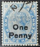 [Queen Victoria Surcharged, タイプ D1]