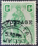 [Allegorical Stamps Overprinted "POSTAGE", jenis T13]
