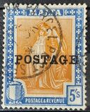 [Allegorical Stamps Overprinted "POSTAGE", jenis U8]