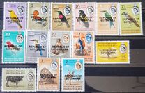 [Betschuanaland Postage Stamps Overprinted "REPUBLIC OF BOTSWANA", type E]