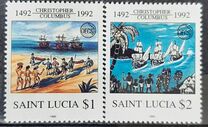 [Organization of East Caribbean States - The 500th Anniversary of Discovery of America by Columbus, type ADA]
