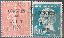 [International labour Congress - Overprint, tip BG]