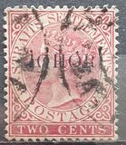 [Straits Settlements Postage Stamp Overprinted "JOHOR", type C]