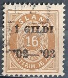 [Overprinted "Í GILDI '02-´03", tip E11]