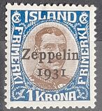 [Overprinted "Zeppelin 1931", 类型 AS1]