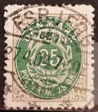 [Royal Emblem - New Drawing - Value in "ØRE" - Different Perforation, τύπος G22]