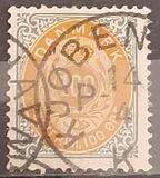 [Royal Emblem - New Drawing - Value in "ØRE" - Different Perforation, τύπος G24]