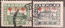 [Reunion with Northern Schleswig Stamps of 1920-1921 with Red Cross  Surcharge, type AC]