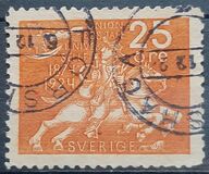 [The 50th Anniversary of the Universal Postal Union, type AD4]