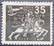 [The 50th Anniversary of the Universal Postal Union, type AD6]