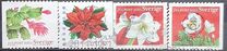 [Christmas Flowers - Self Adhesive Stamps, Typ CJP]