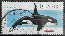 [Marine Mammals Stamp of 1999 Overprinted "Bref 50 g" in Red, type ABN]