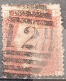 [Queen Victoria - Colored Control Letters in Corners, Tip I]