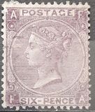 [Queen Victoria - Large White Control Letters in Corners, type M1]