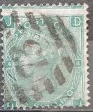 [Queen Victoria - Large White Control Letters in Corners, type O1]