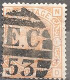 [Queen Victoria - Colored Control Numbers in Corners, tip Z]