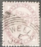 [Regina Vittoria  - Iscrizione "POSTAGE AND INLAND REVENUE", Scrivi AI1]