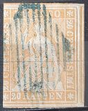 [Definitive 1854-1860 - Sitting Helvetia, type J3]