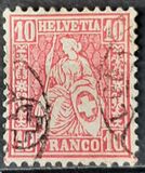 [Helvetia. Papel con fragmentos de hilos de seda., tipo K20]