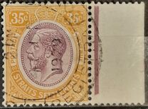 [King George V - Stripped Paper, Tipo AQ4]