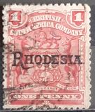 [Overprinted "RHODESIA.", Tipi K9]