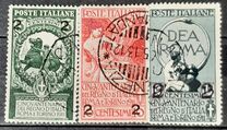 [Overprint - The 50th Anniversary of the Italian State 1911, tip AZ]