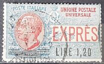 [Express Letter Stamps - Overprinted with New Value, type BJ]