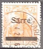 [German Empire Stamps Overprinted "SARRE", type A4]