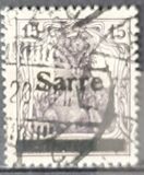 [German Empire Stamps Overprinted "SARRE", type A6]