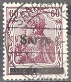 [German Empire Stamps Overprinted "SARRE", type A13]