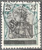 [German Empire Stamps Overprinted "SARRE", type A14]