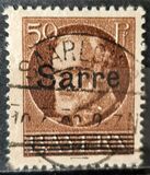 [Bavaria Postage Stamps Overprinted "SARRE", tyyppi C7]