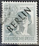 [BERLIN in Black Overprint on "Allied Occupation Zone" Stamps, type A4]
