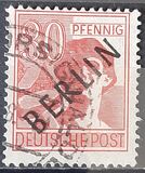 [BERLIN in Black Overprint on "Allied Occupation Zone" Stamps, type A10]