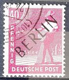 [BERLIN in Black Overprint on "Allied Occupation Zone" Stamps, type A11]