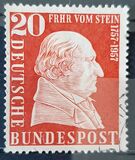 [II Aniversario del nacimiento del Barón Karl von Stein, 1.757 - 1.831, tipo DM]