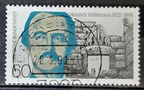 [The 100th Anniversary of the Death of Heinrich Schiliemann, Archaeologist, typ AVB]