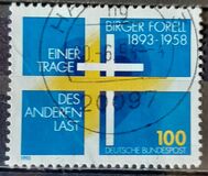 [The 100th Anniversary of the Birth of Birger Forell, Swedish Theologian, type BDJ]
