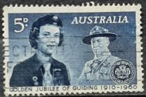 [50° anniversario. del movimento ragazze guida - Tipografia: Note Printing Branch, Reserve Bank of Australia, Scrivi FW]