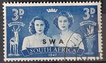 [South Africa Postage Stamps Overprinted, type BD4]