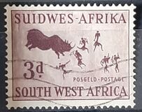 [Rock Carvings, Natives and Animals, type BO]