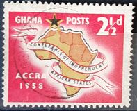 [The 1st Conference of Independent African States, Accra, type K]