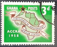 [The 1st Conference of Independent African States, Accra, type K1]